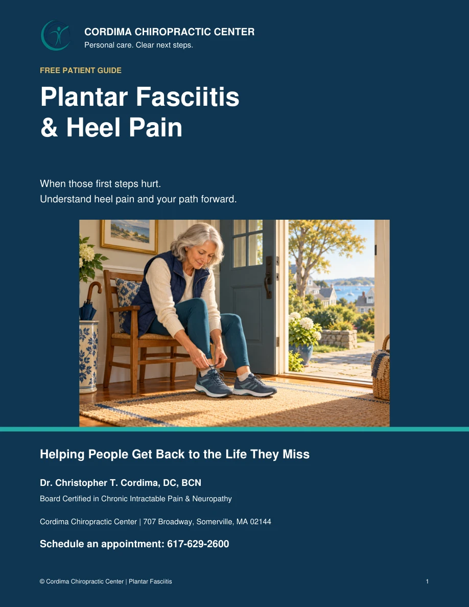 Plantar Fasciitis & Heel Pain patient guide by Dr. Christopher Cordima